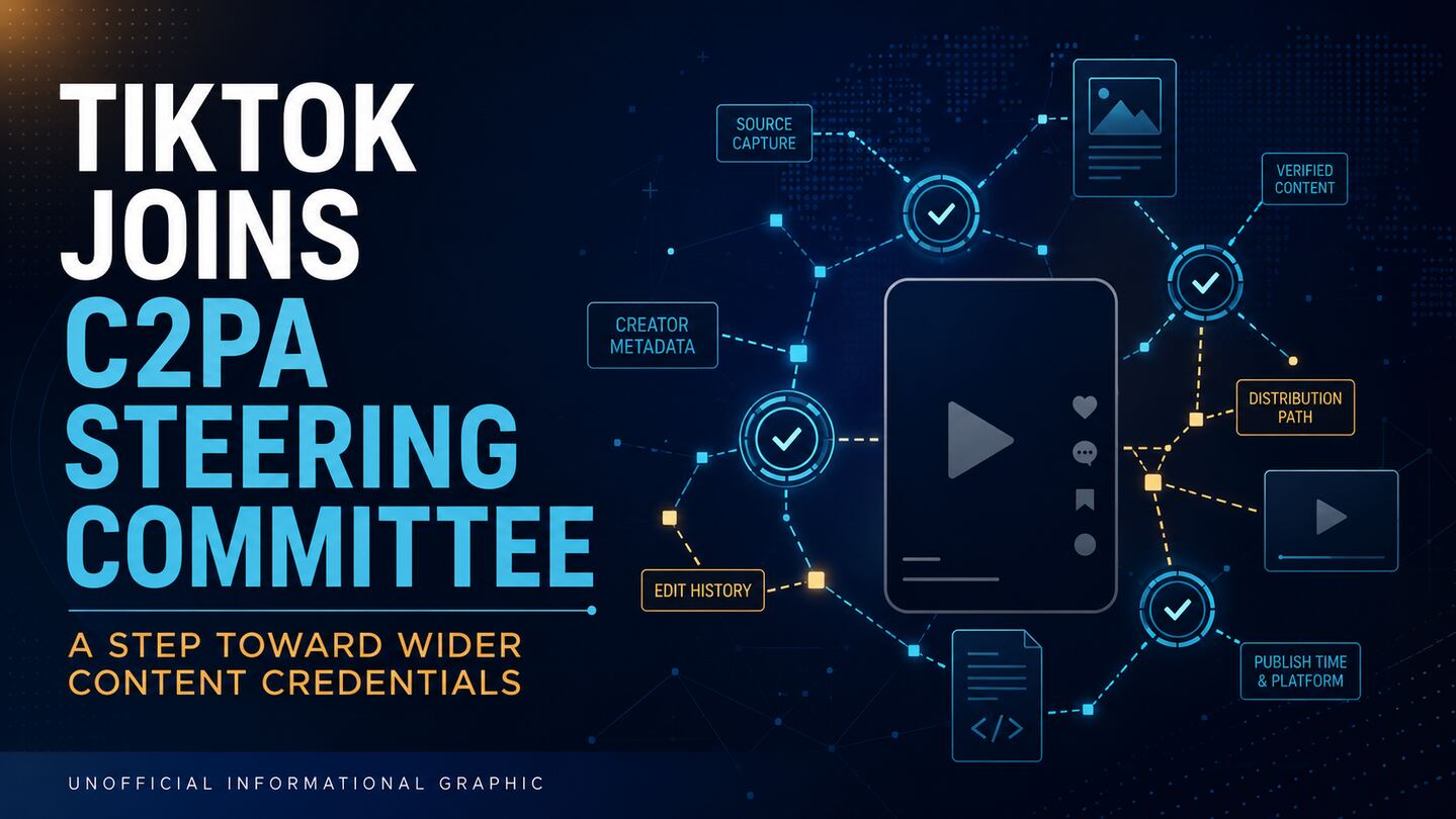 TikTok Joins C2PA Steering Committee to Expand Content Credentials Adoption
