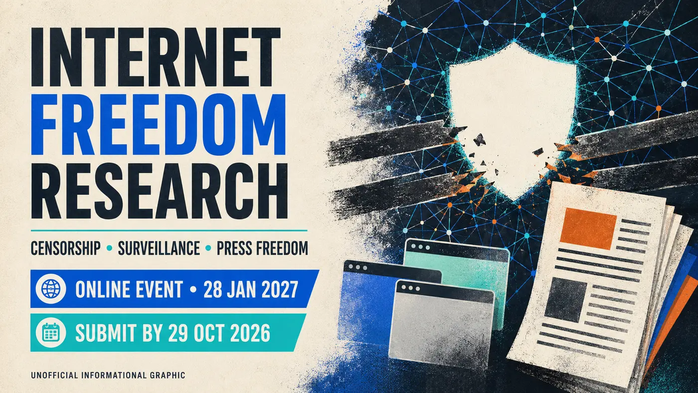 FOCI 2027 Call for Papers — Internet Freedom, Censorship and Press Freedom