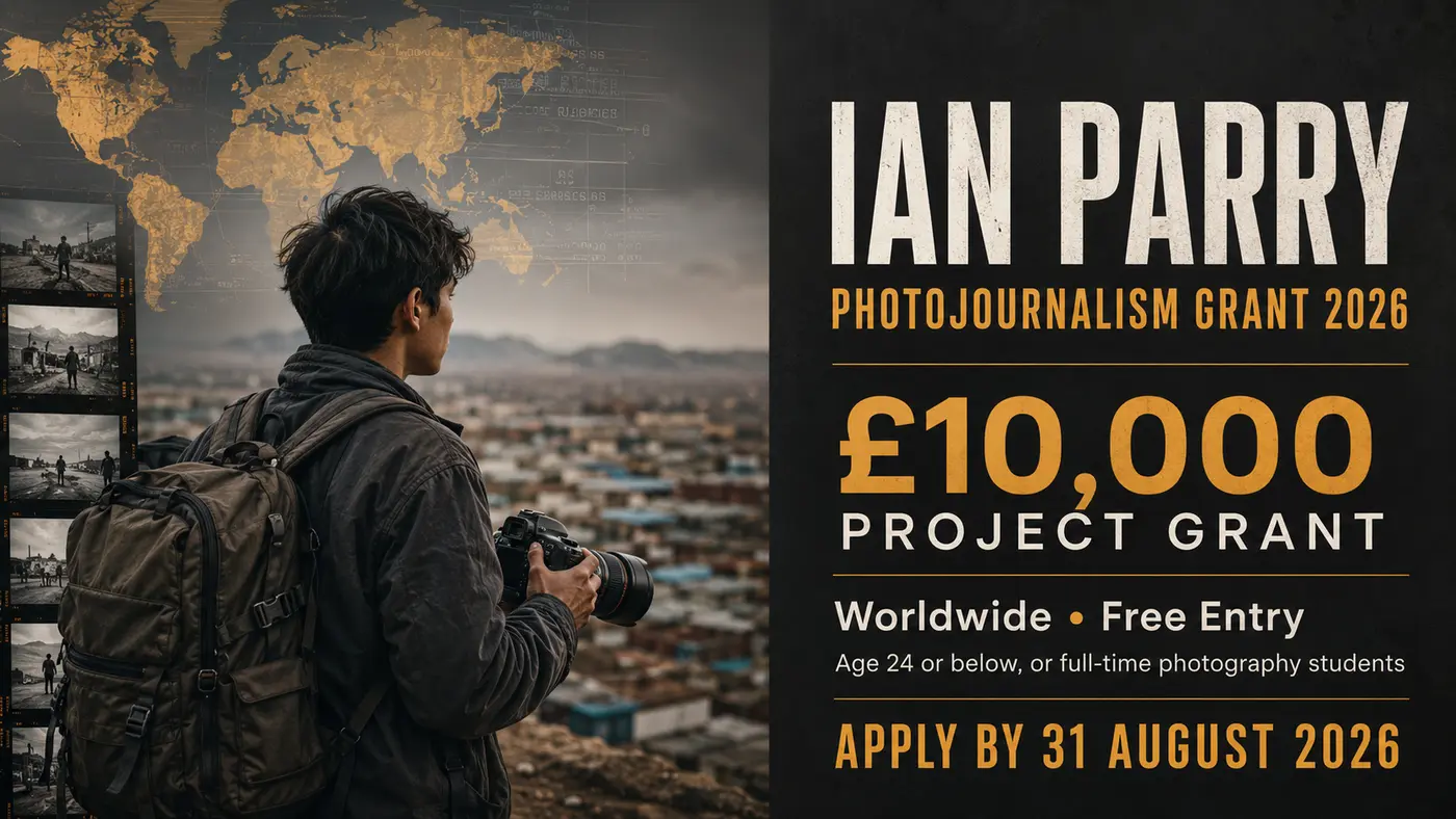 Ian Parry Photojournalism Grant 2026: £10,000 Grant for Young Photographers Worldwide