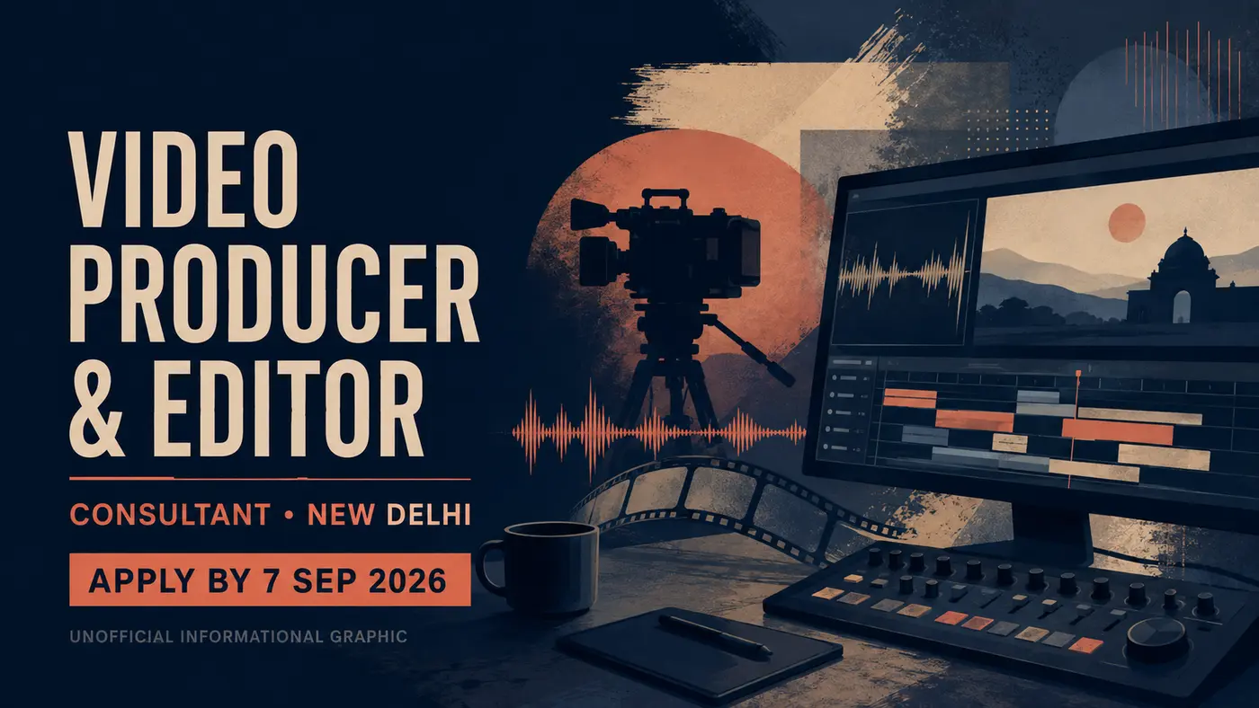 ICCR Consultant Vacancy 2026 — Full-Time Video Producer & Editor