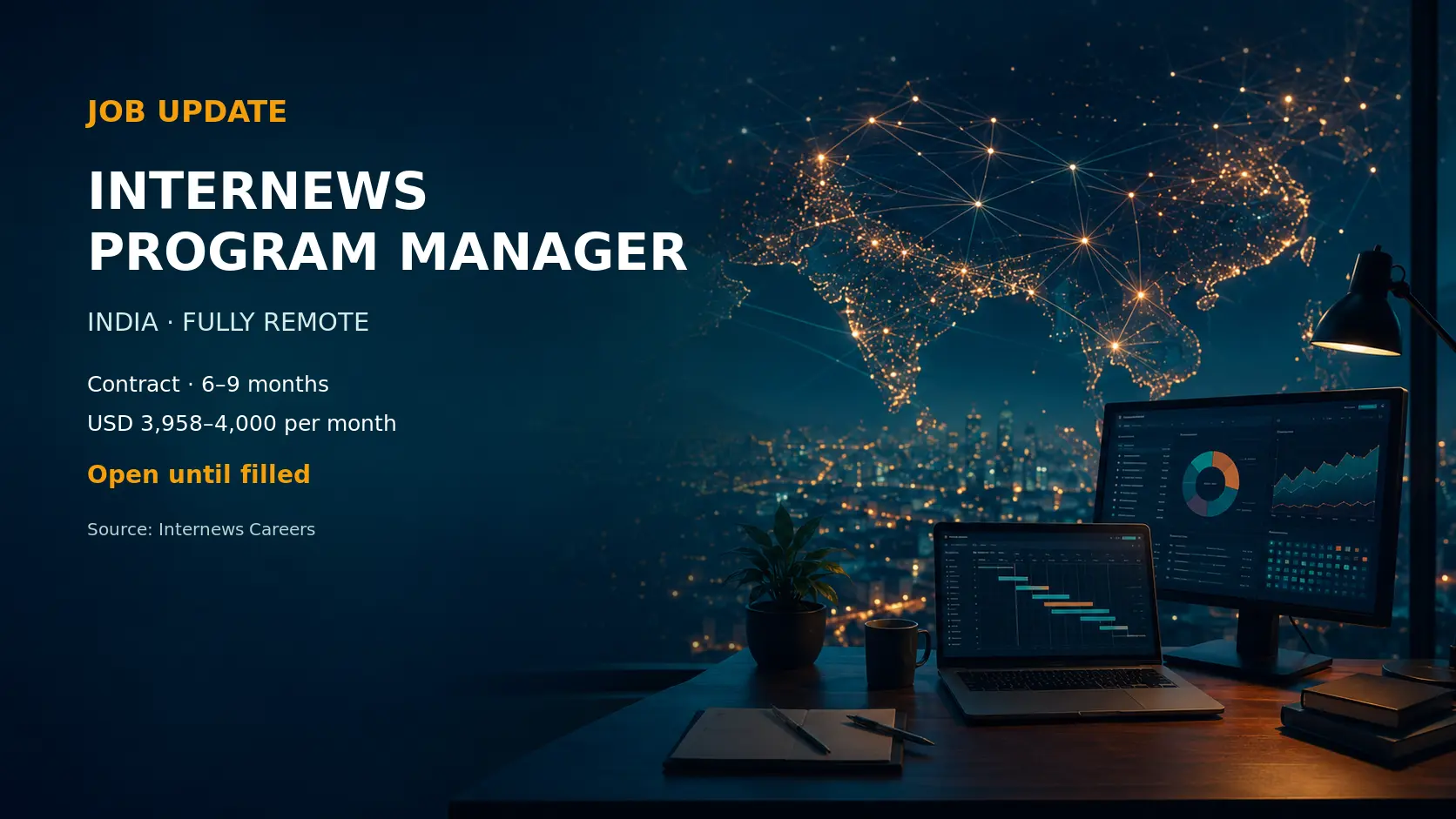 Internews Programme Manager – India/Remote