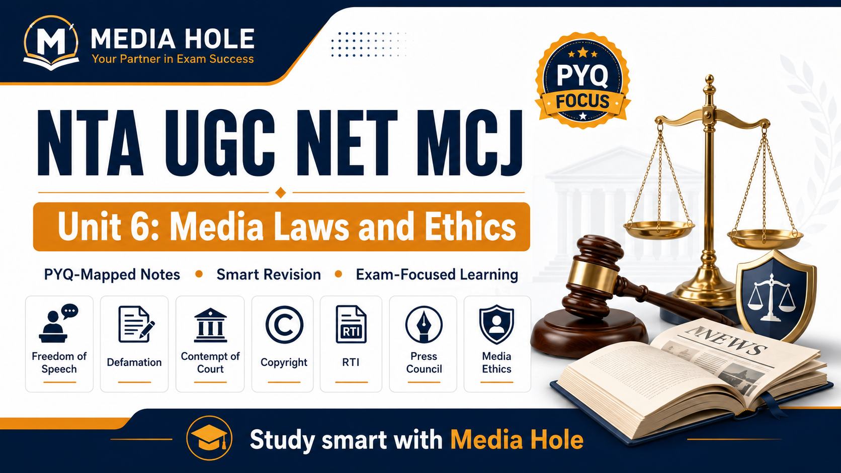 NTA UGC NET MCJ Unit 6: Media Laws and Ethics