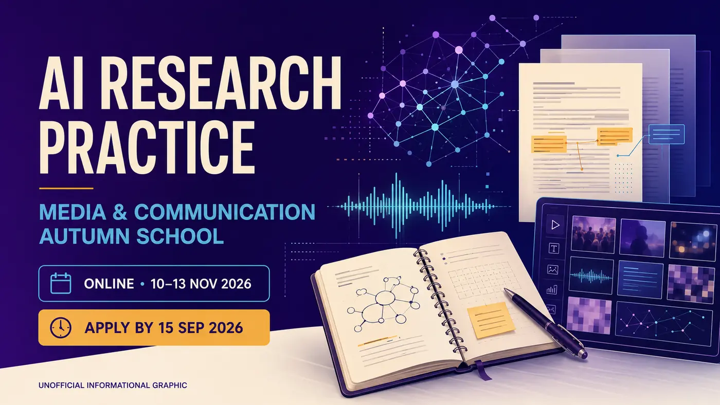 MeLCi Autumn School 2026 — AI Research Practice in Media and Communication