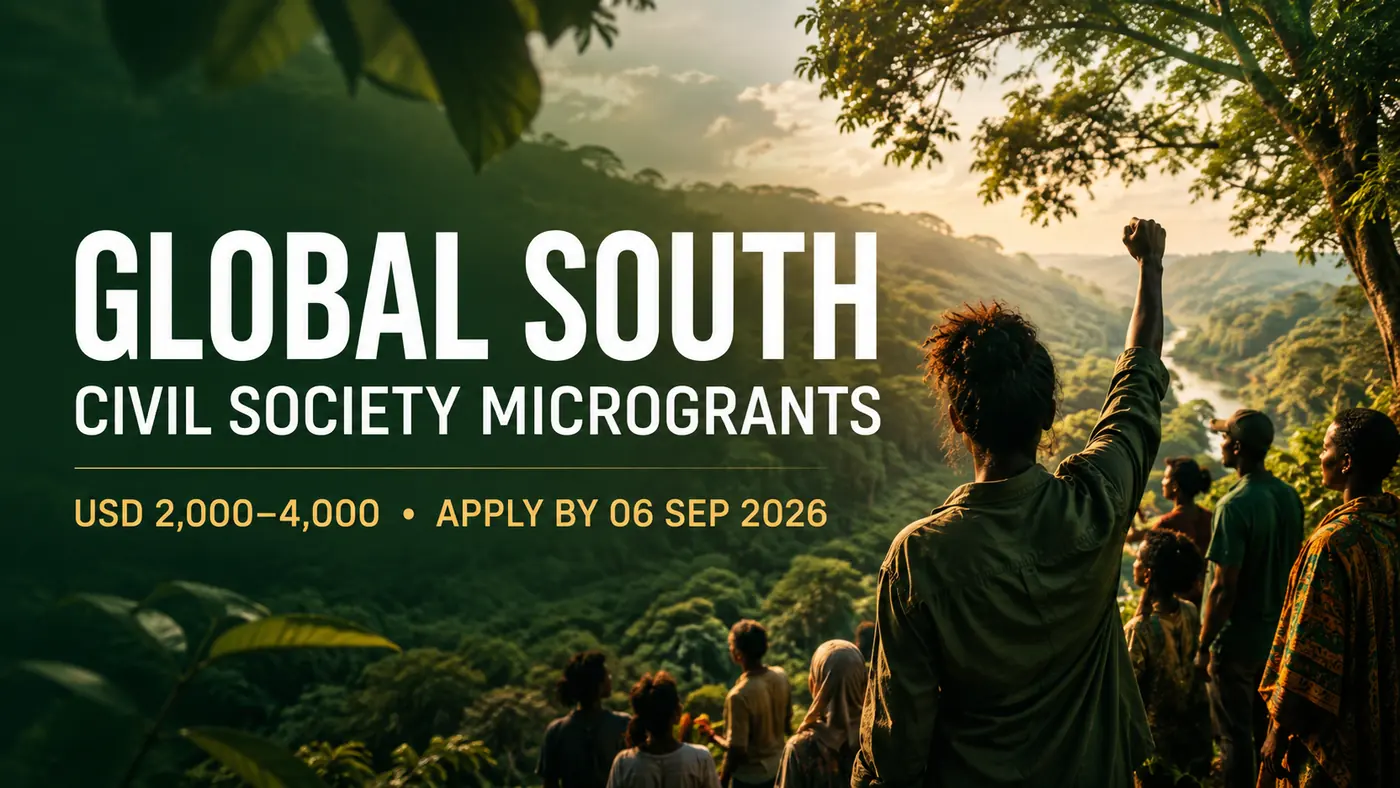 Pulitzer Center Global South Civil Society Microgrants 2026: Climate and Environmental Journalism