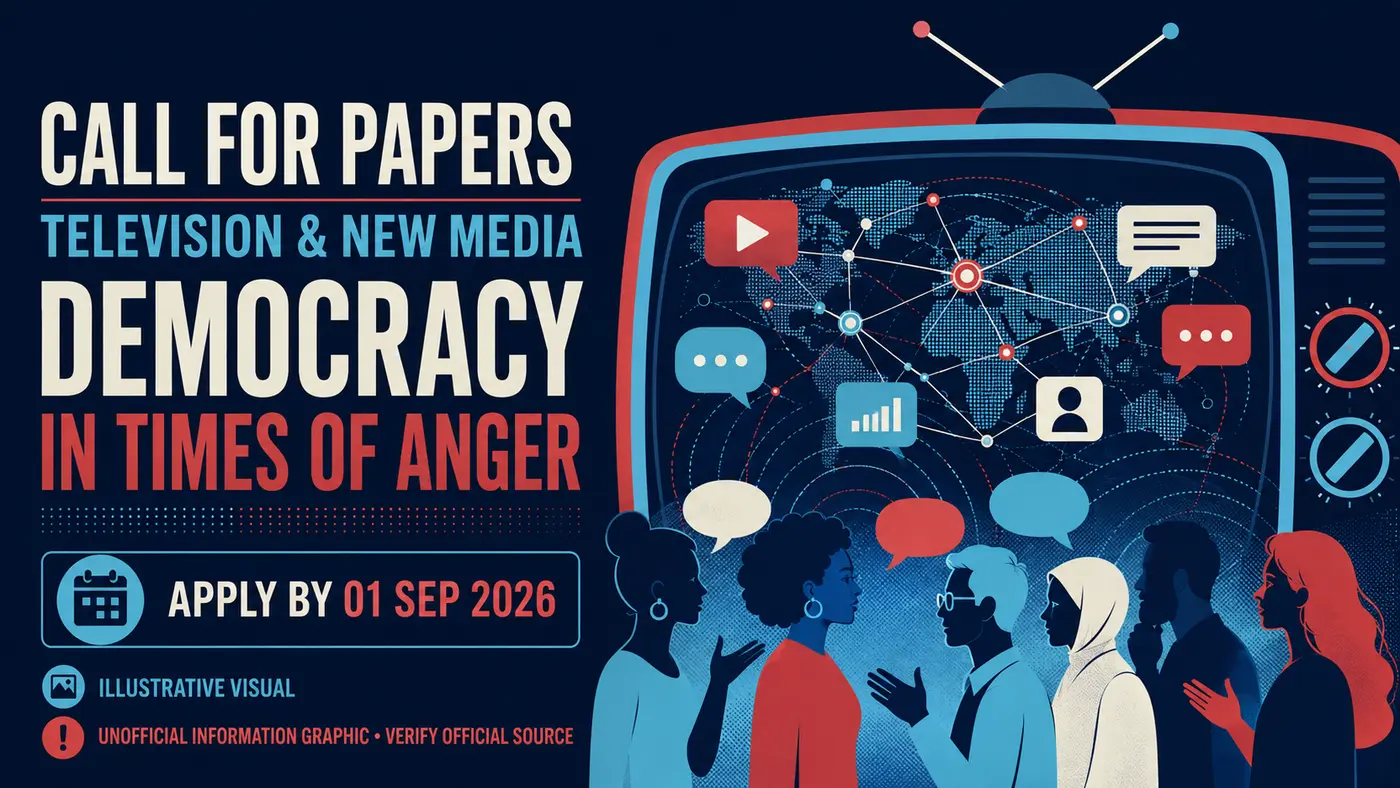 Call for Papers: Television and New Media Conference 2026 — Democracy in Times of Anger